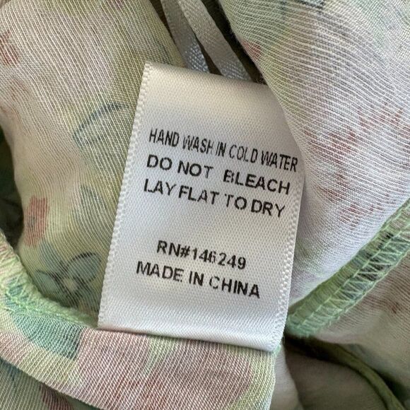 Akira Floral Wide Leg Jumpsuit Size S | Pastel Garden Print | Corset Bust - Picture 15 of 15